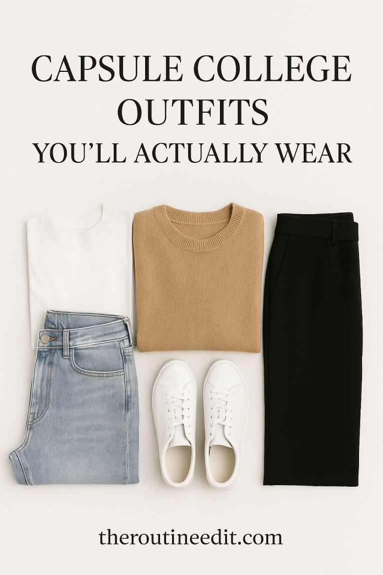 capsule college outfits