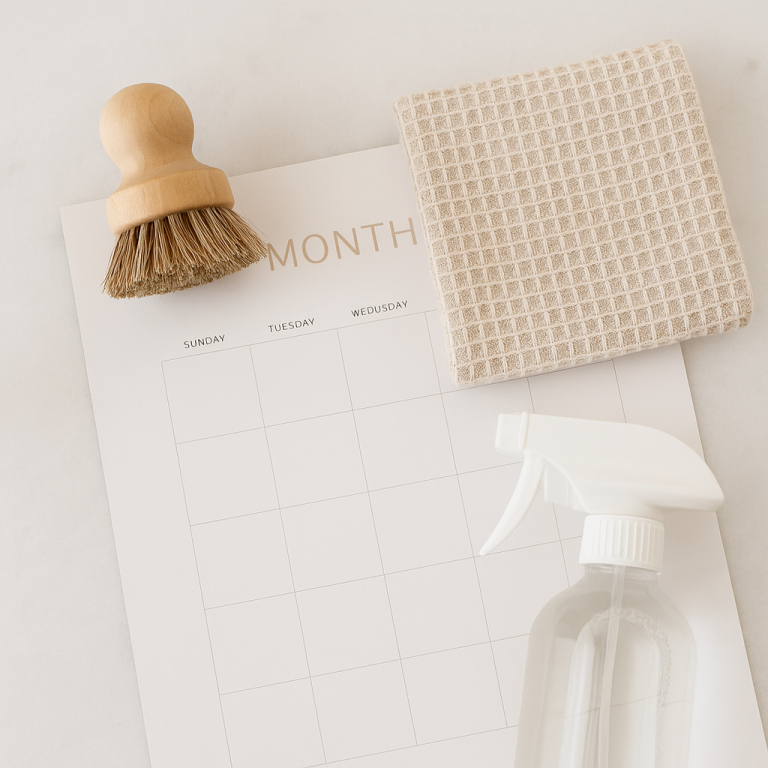 cleaning schedule