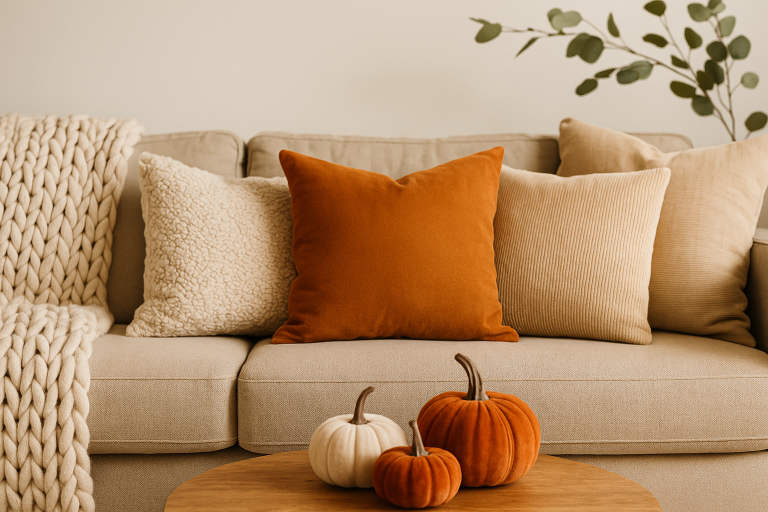 Cozy fall living room