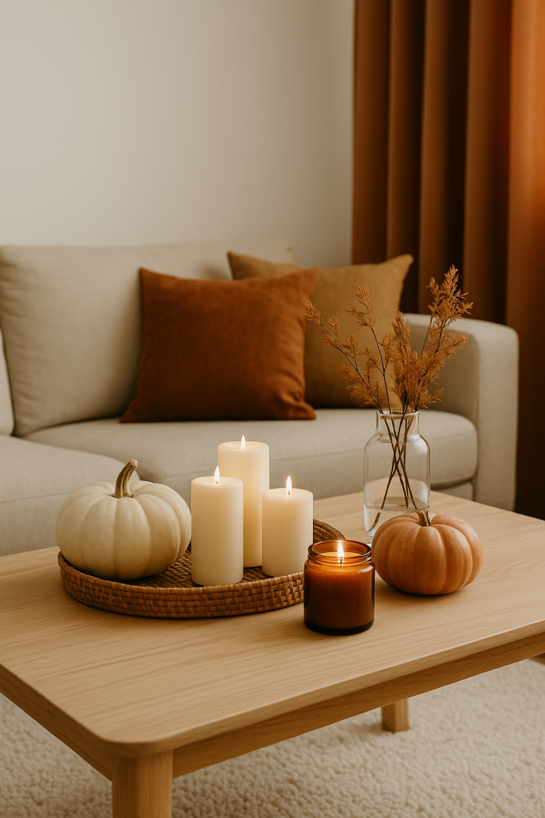 Cozy fall decor