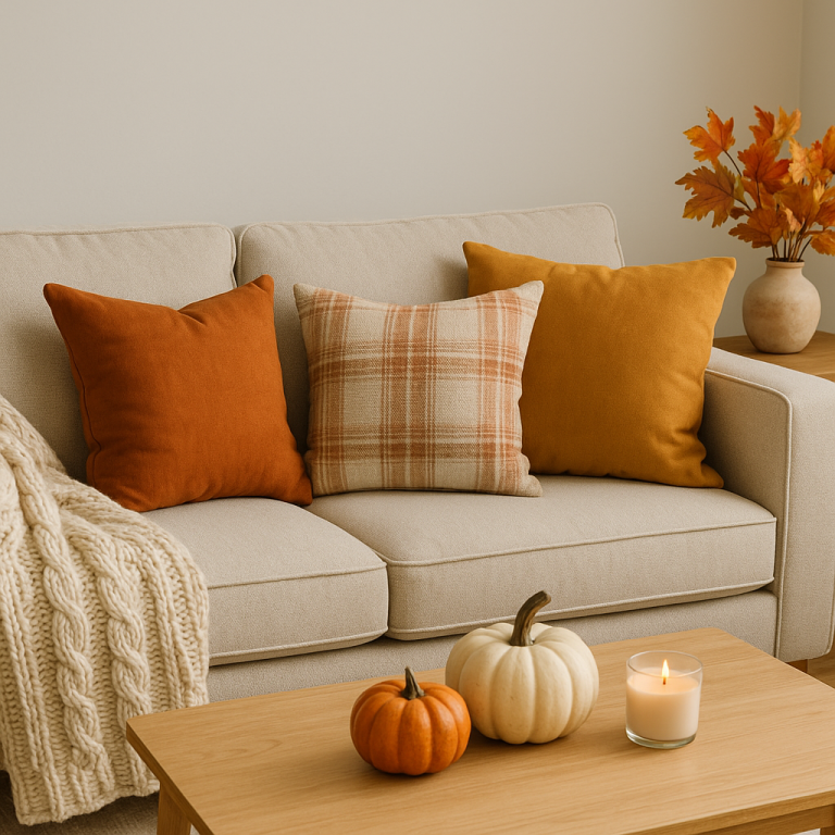 Cozy fall living room