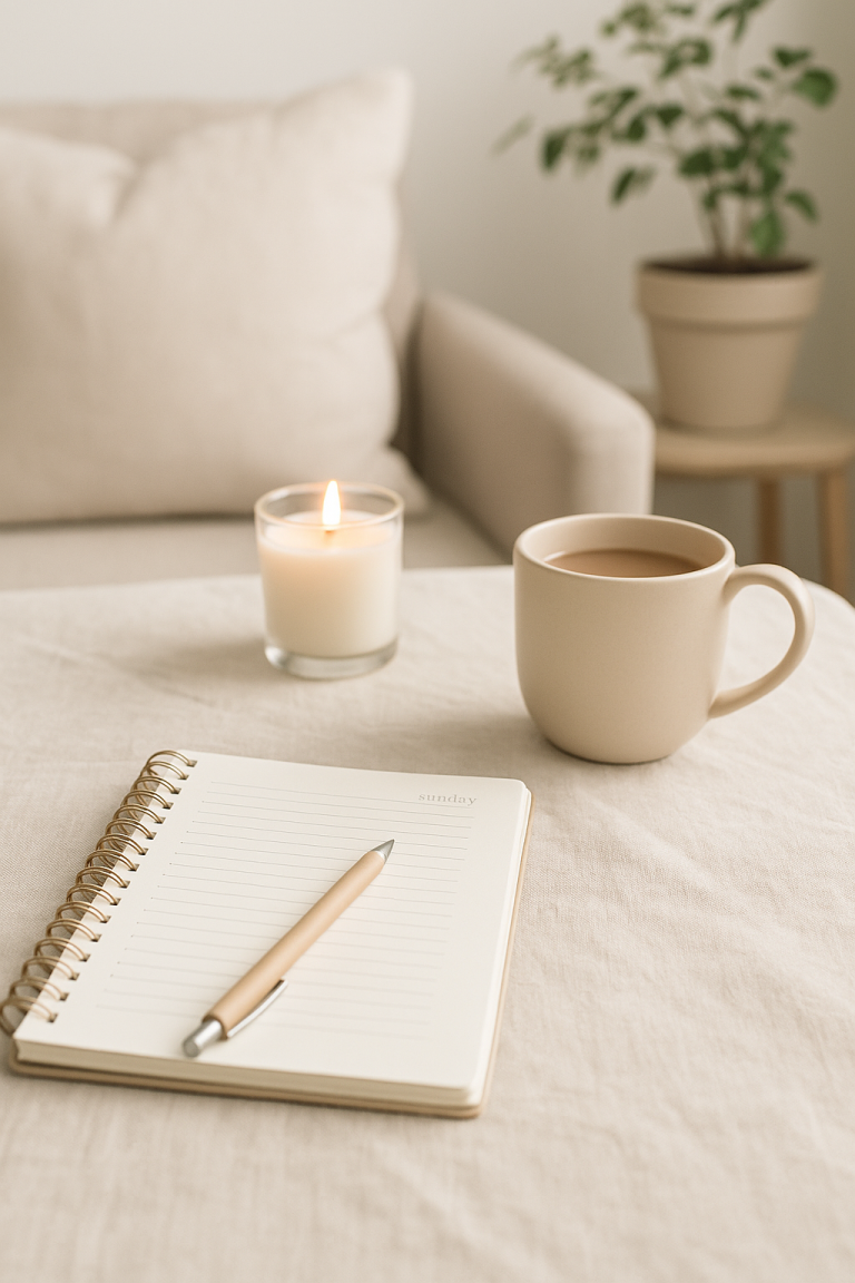 sunday reset routine