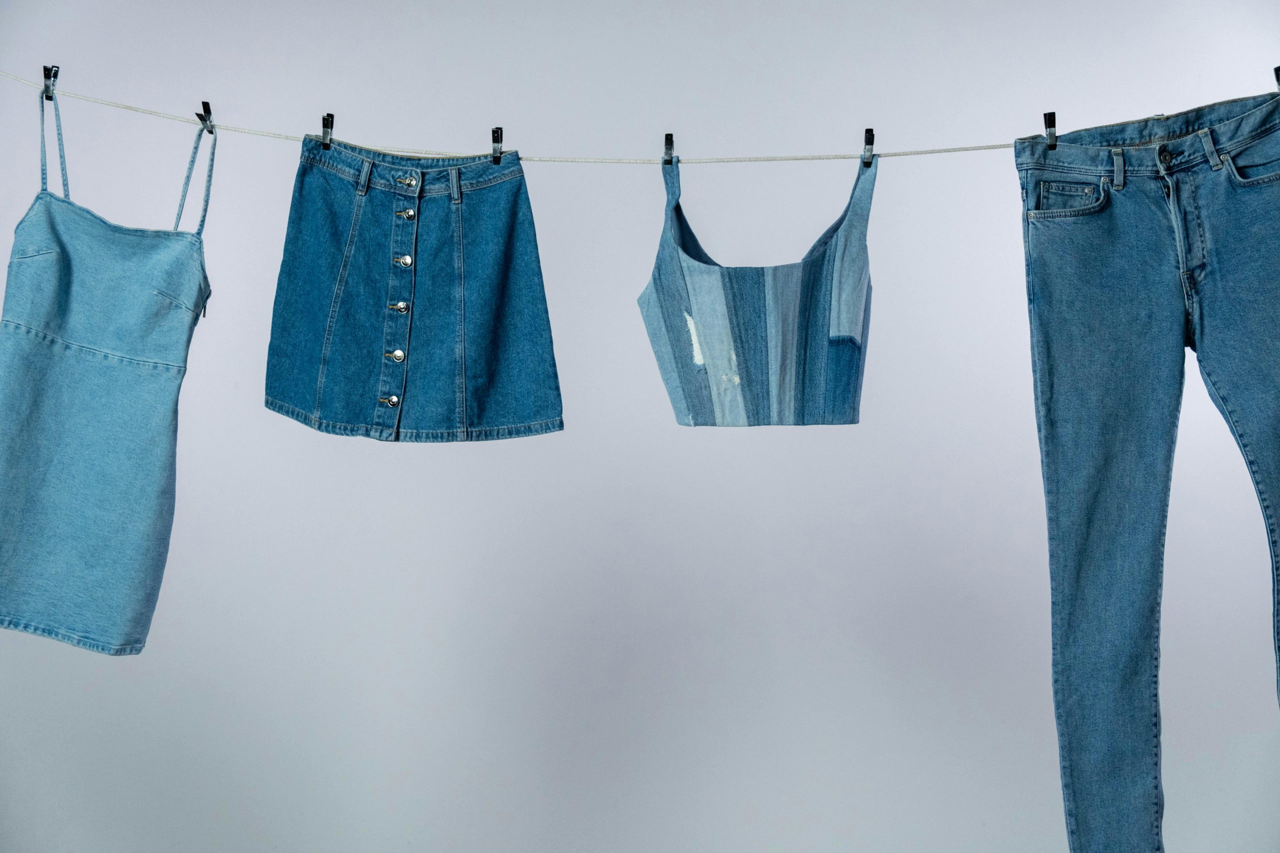 Denim on denim inspiration—mixing washes for a modern fall routine