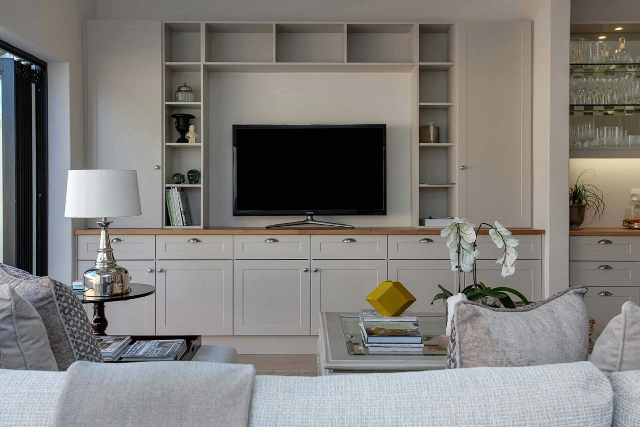 Cozy, clean living room ready for a Sunday Reset